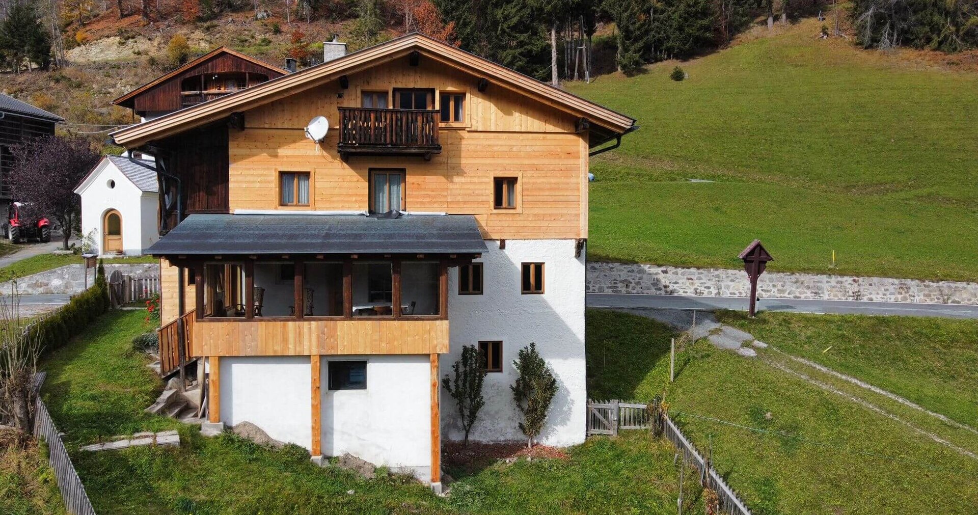 Frontansicht Ferienhaus Schneider