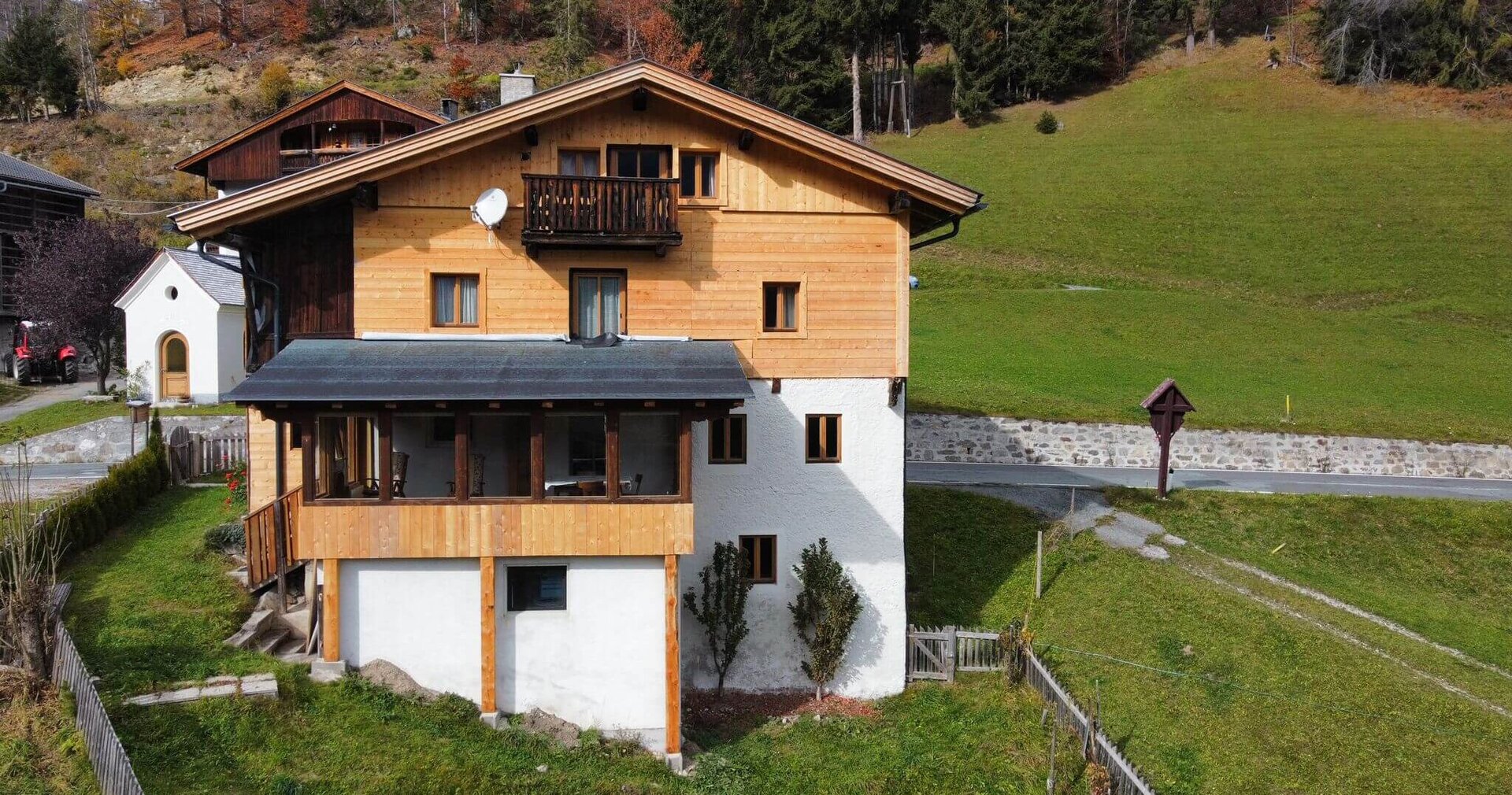 Frontansicht Ferienhaus Schneider