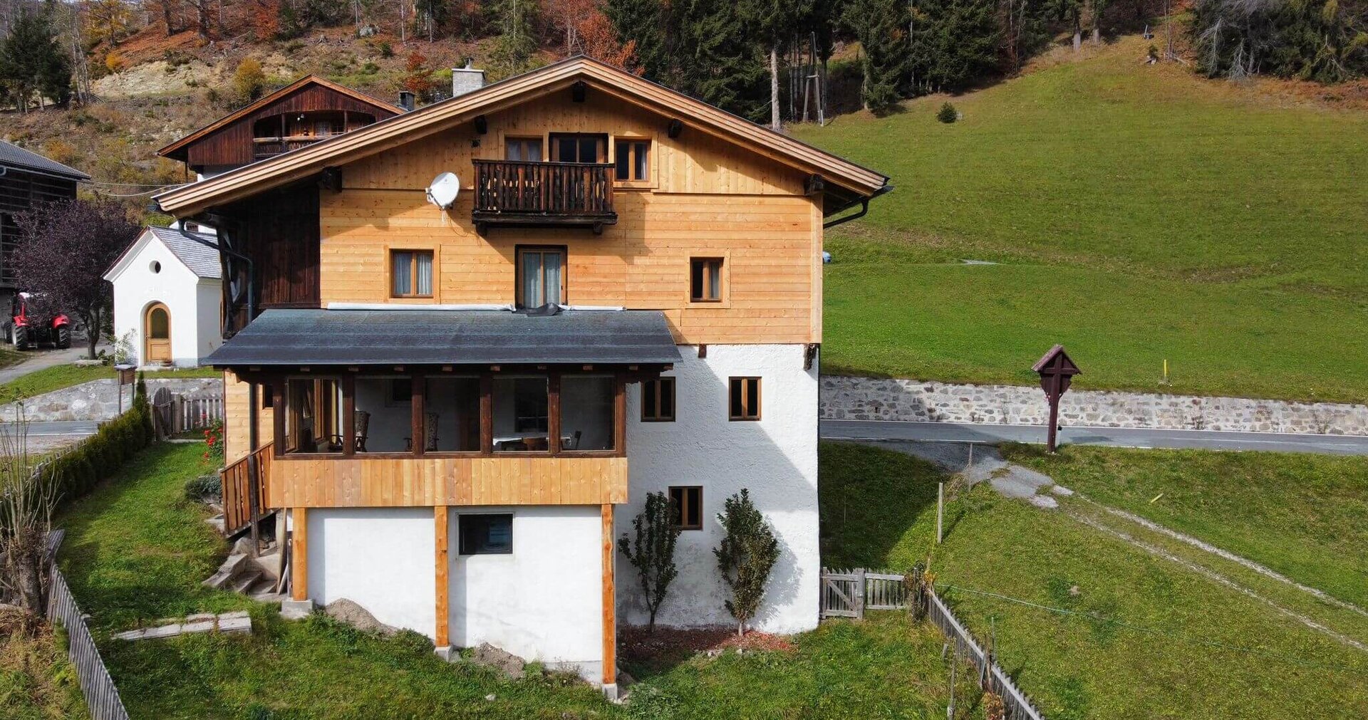 Frontansicht Ferienhaus Schneider