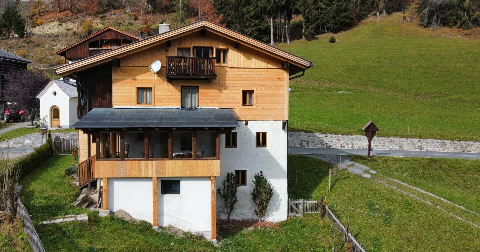 Frontansicht Ferienhaus Schneider