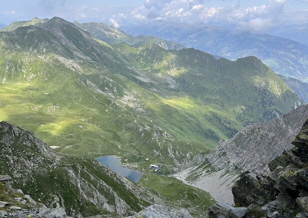 Ausblick beim Wandern