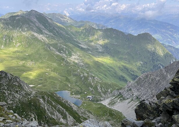 Ausblick beim Wandern