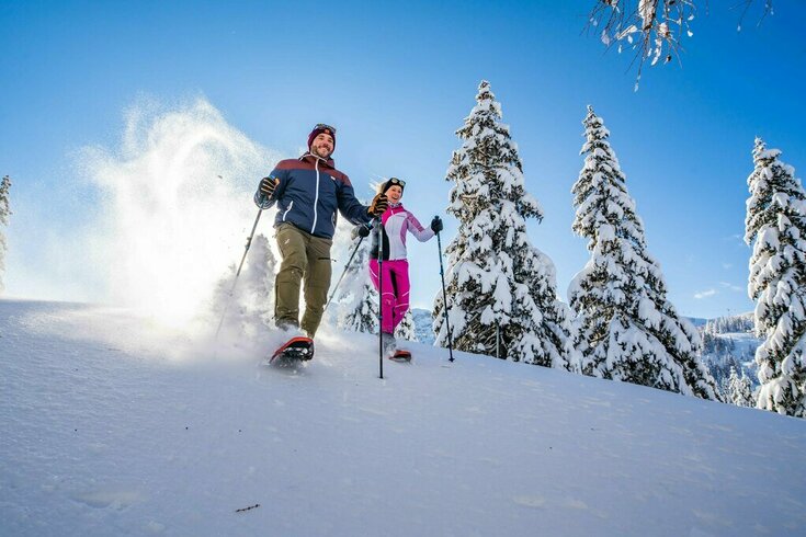 © NLW / Peter Maier Schneeschuhwandern