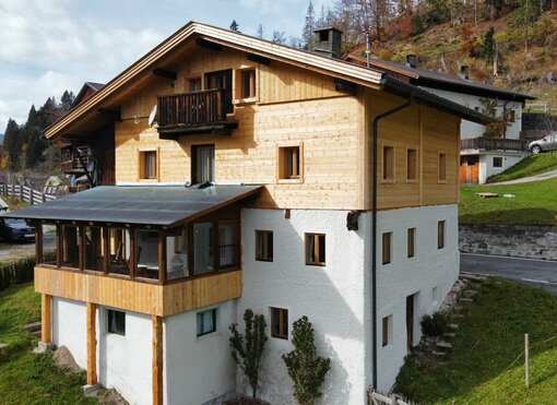 Vorderansicht Ferienhaus Schneider