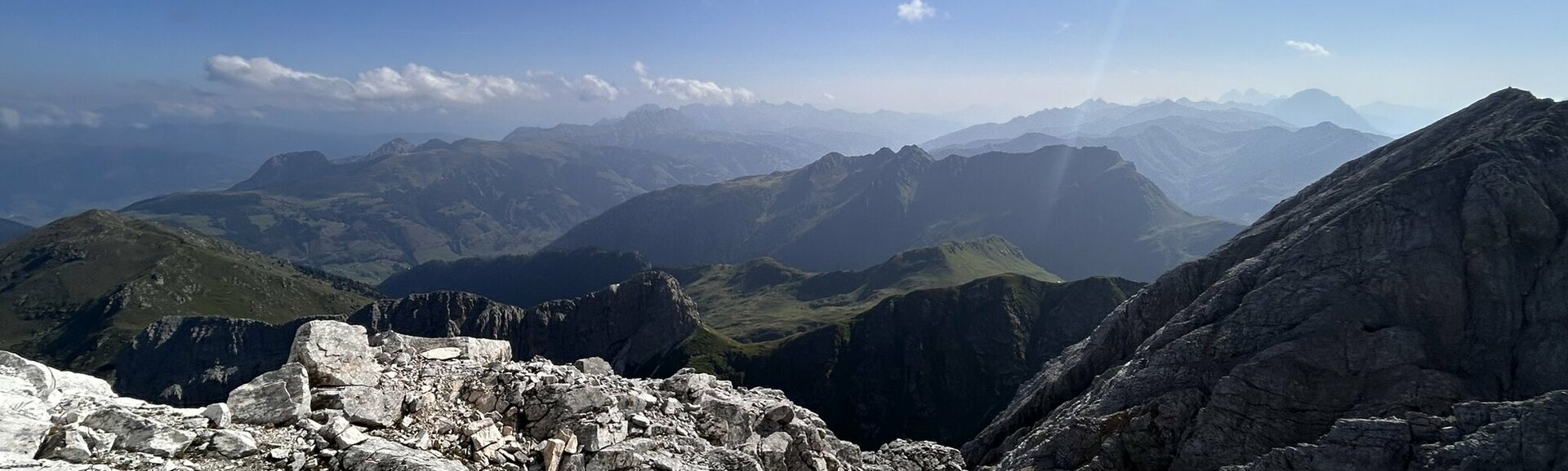 Rundumblick vom Berg