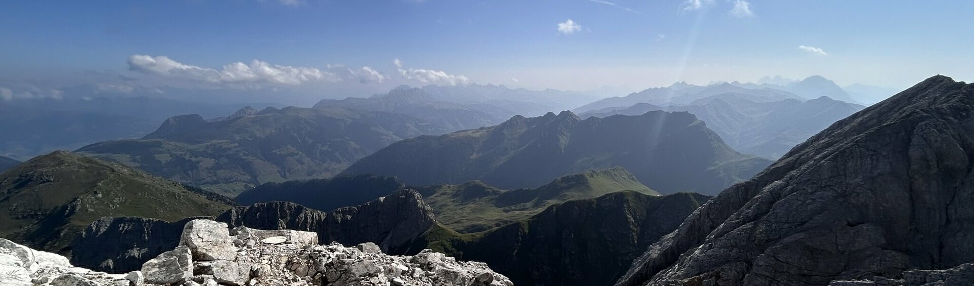 Rundumblick vom Berg